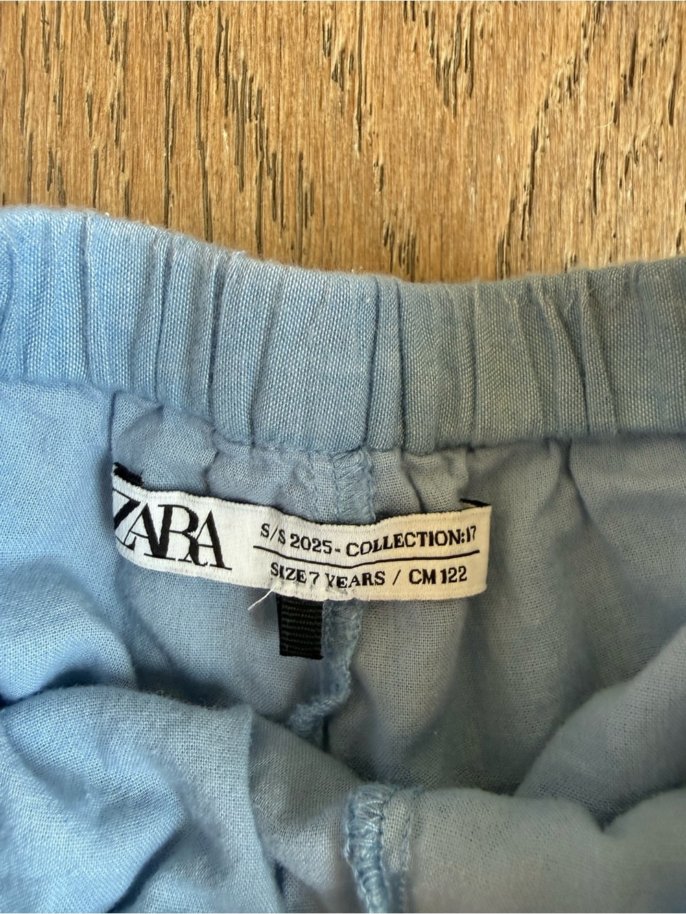 Zara Blue Embroidered Girls Two-Piece Set - Picture 6 of 7